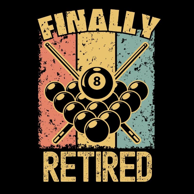 Billard Ruhestand retro
