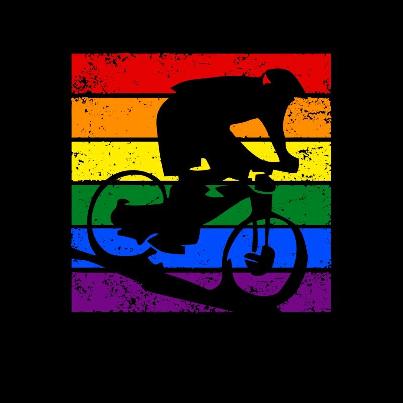 Vélo de descente LGBTQ
