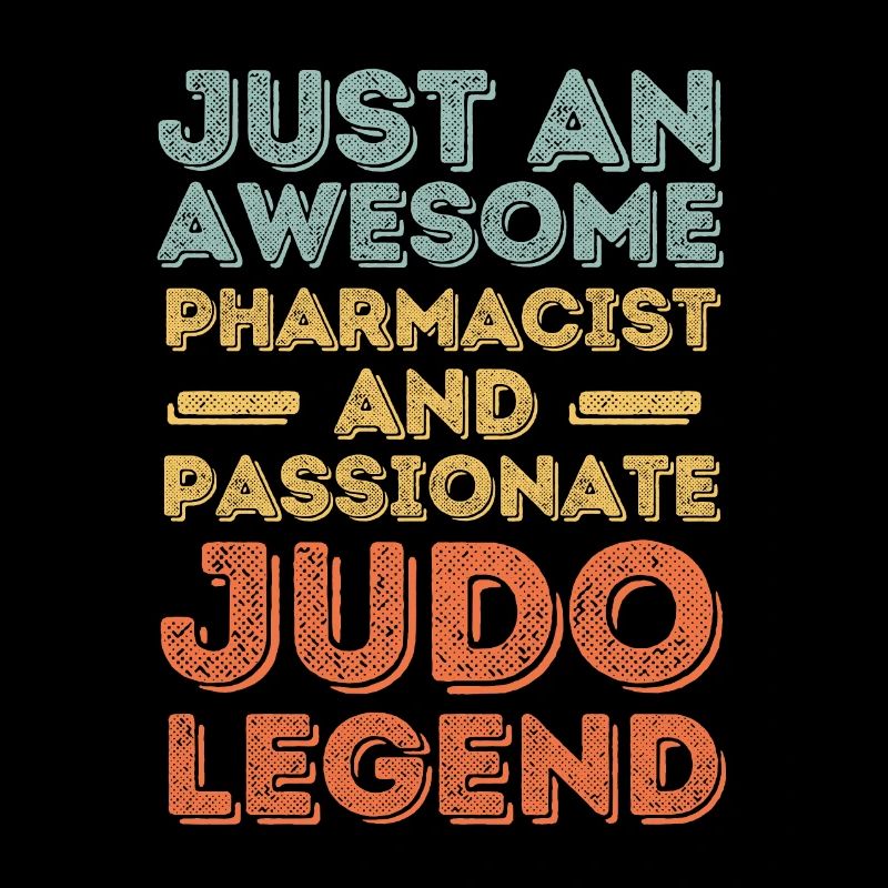 Pharmacien Judo légende rétro