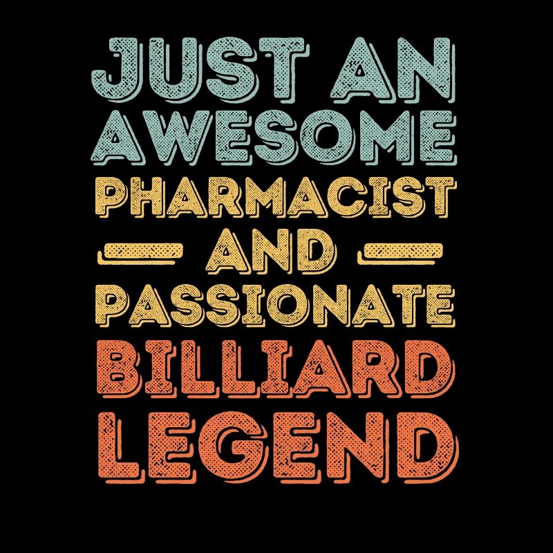 Pharmacist Billiard legend retro