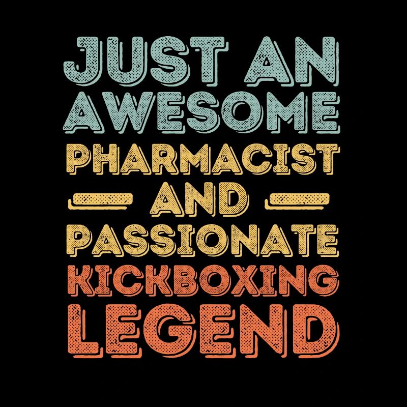 Pharmacist Kickboxing legend retro