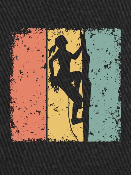 Femmes Escalade rétro