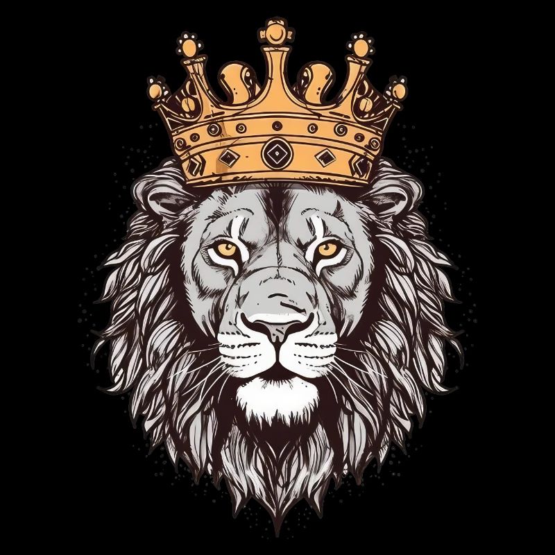 Lion avec couronne