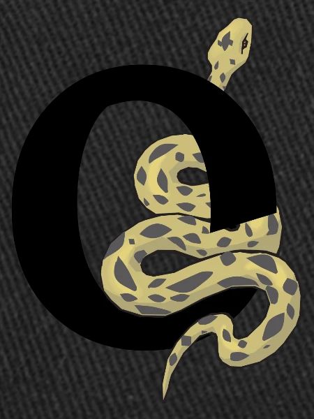 Letter o snake