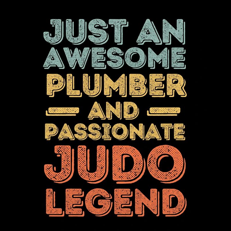 Plombier Judo légende rétro