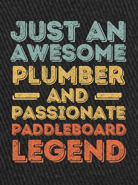 Plumber Paddleboard legend retro