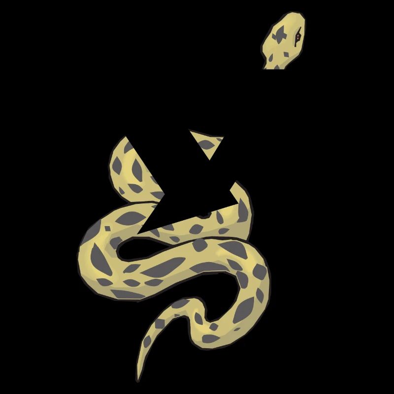 Letter x snake