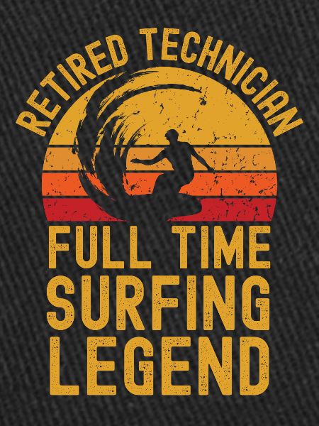 Retired technician surfing legend