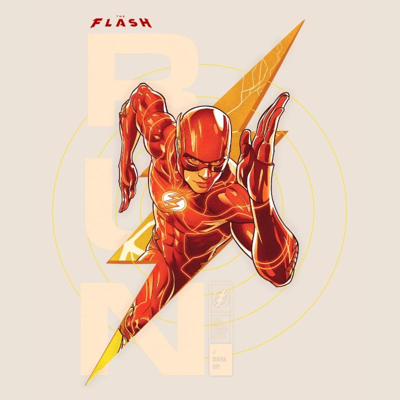 The Flash Écriture RUN.