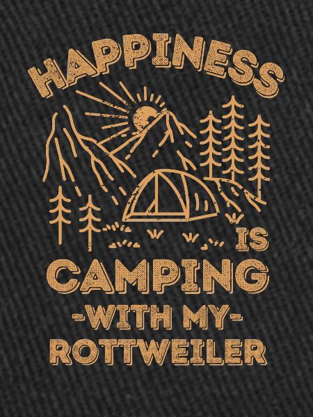 Camping mit Rottweiler