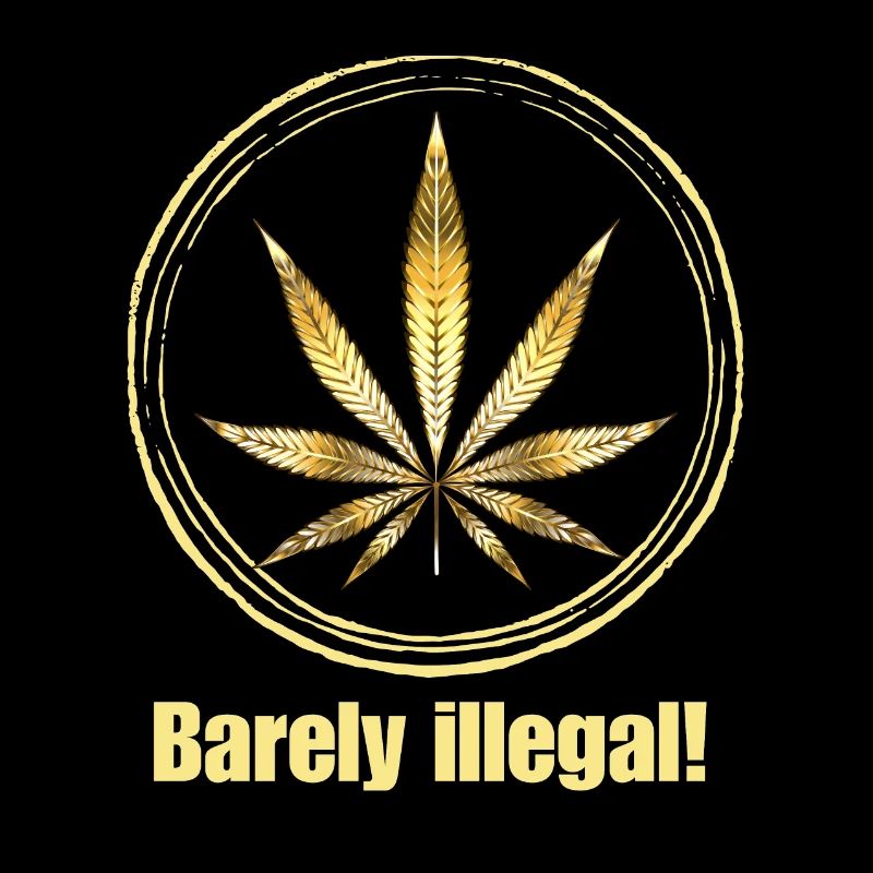 À peine illégal ! - Feuille de marijuana