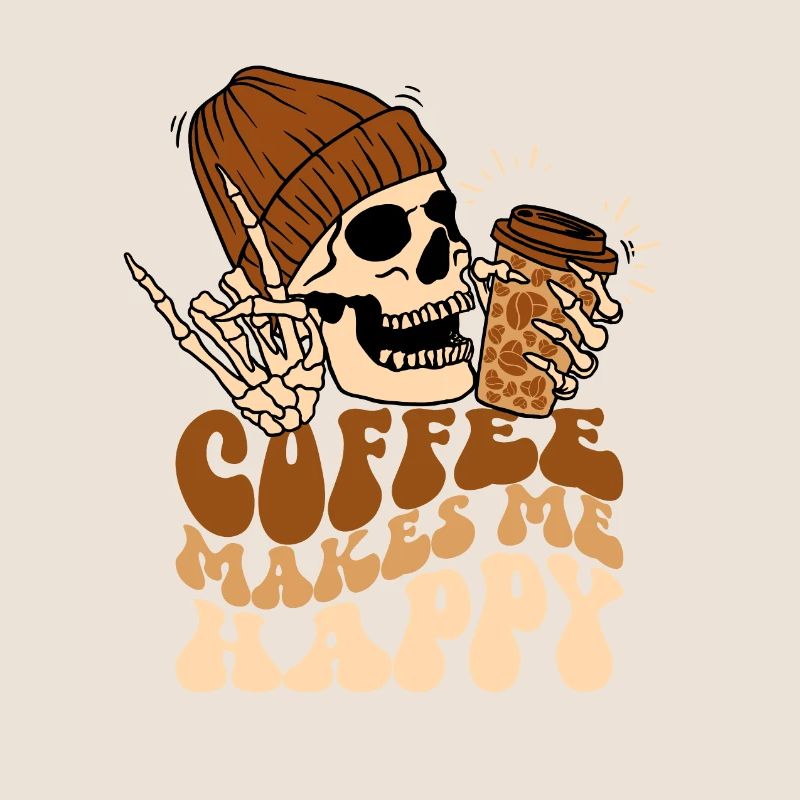Coffee and Skull