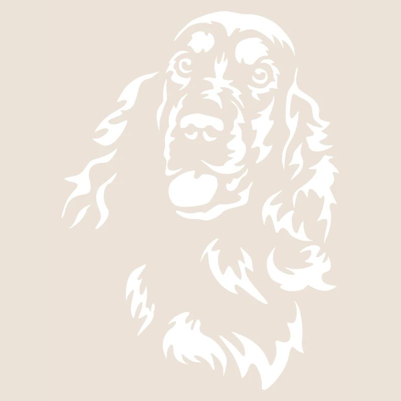Cocker Spaniel Head « Black Edition »