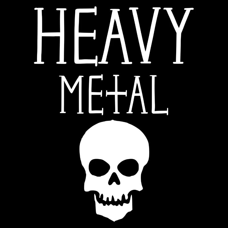 Heavy metal et crâne