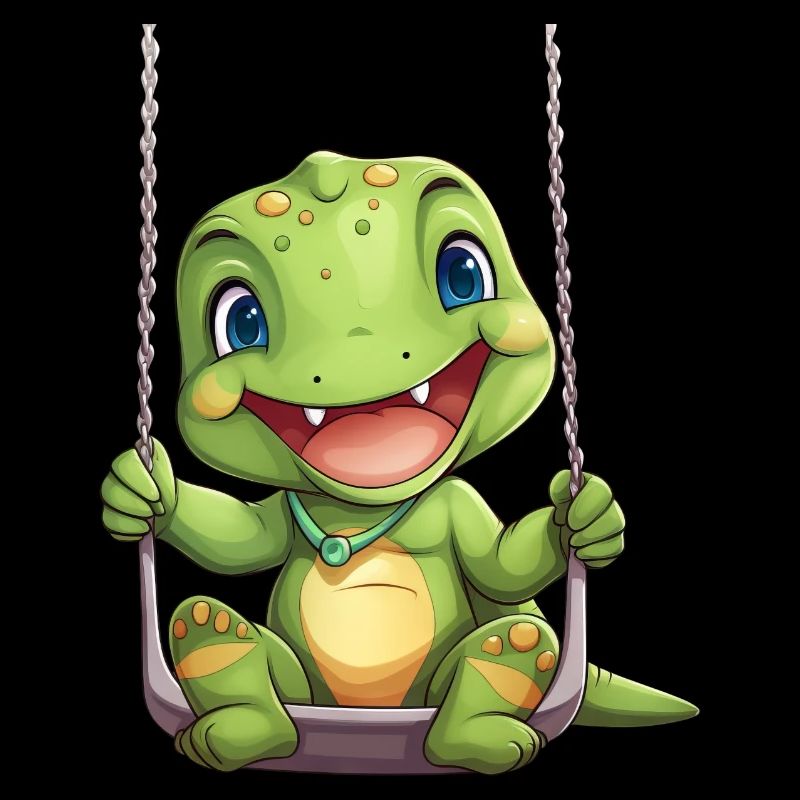 Dino T-Rex Rocks, Kawaii Design