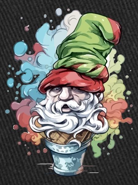 Elf in der Eiswaffel