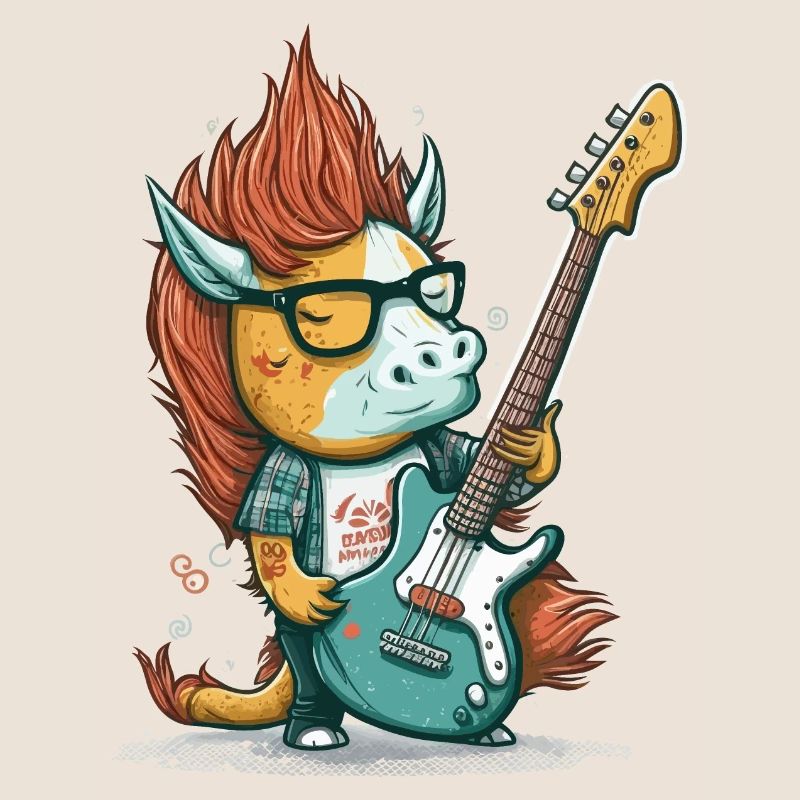 Rock auf Einhorn