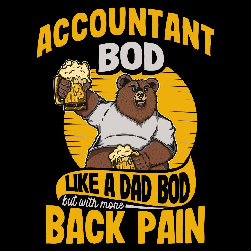 Funny CPA Quote Accountant Bod Like A Dad Bod