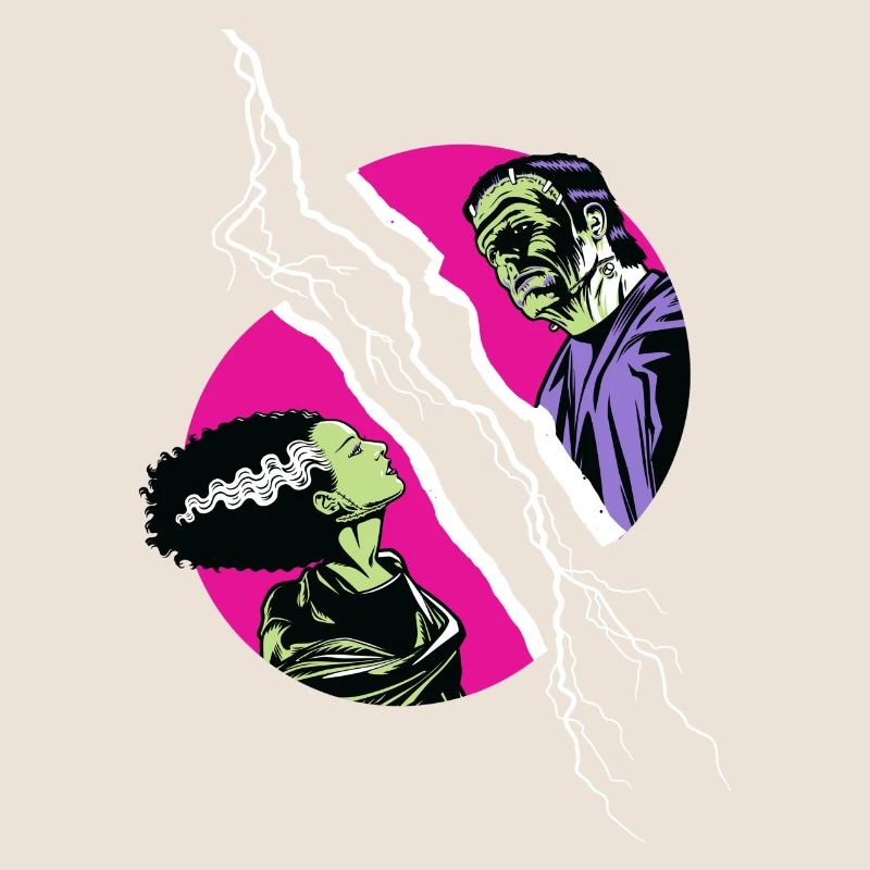 Universal Monsters Frankenstein And Bride Flash