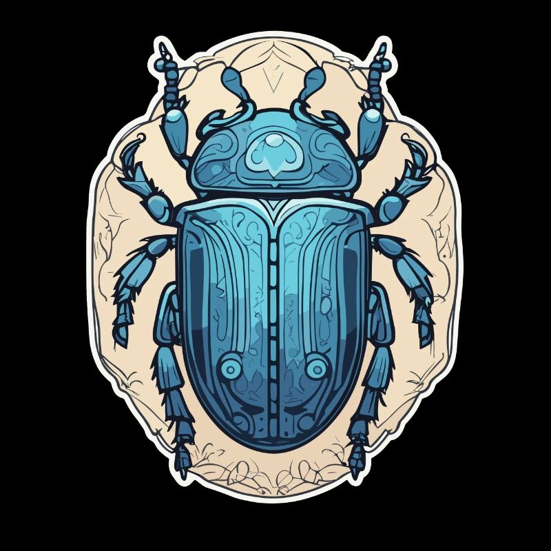 Blauer Skarabäus