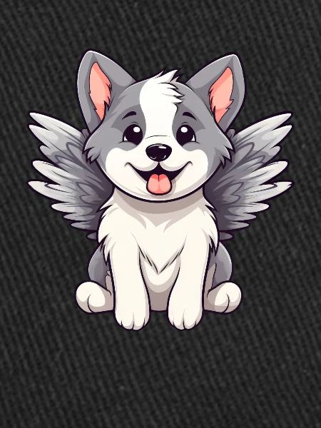 Cute Angel Husky Comic
