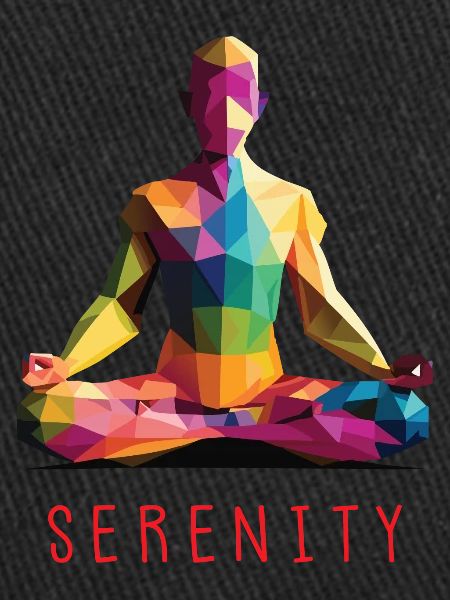 Sérénité - Méditation - Yoga - Low Poly