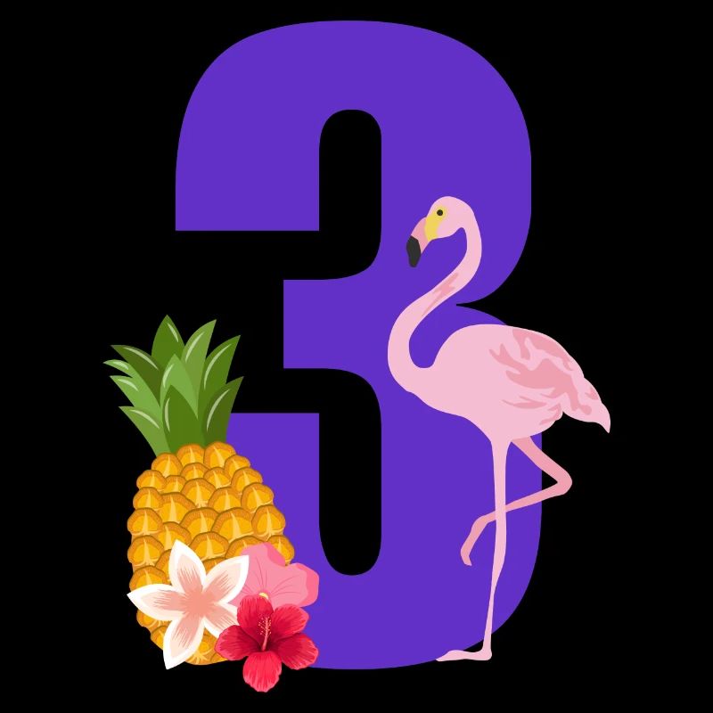 3rd Anniversary Flamingo