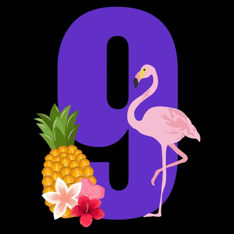 9th Anniversary Flamingo