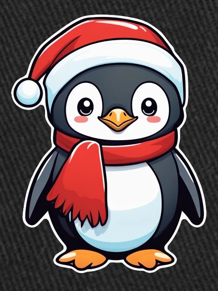 pingouin bonnet de noel