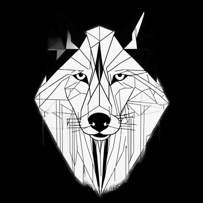 Moderner Wolf