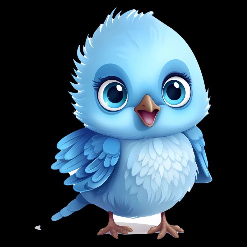 Bébé oiseau mignon