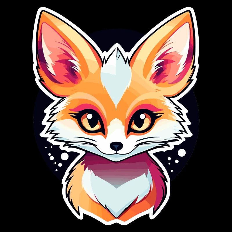Dessin de Fennec renard du désert
