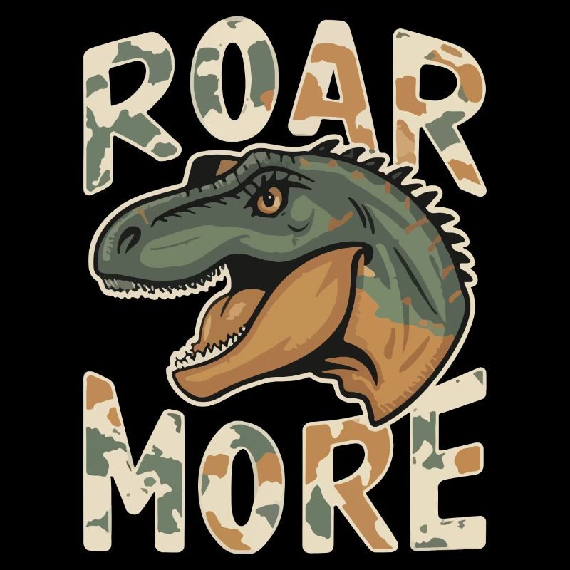 DINOSAUR TSHIRT, ROAR MORE