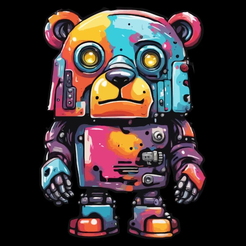 Roboter Tier / KI / Mechanisierte Tiere / Comic