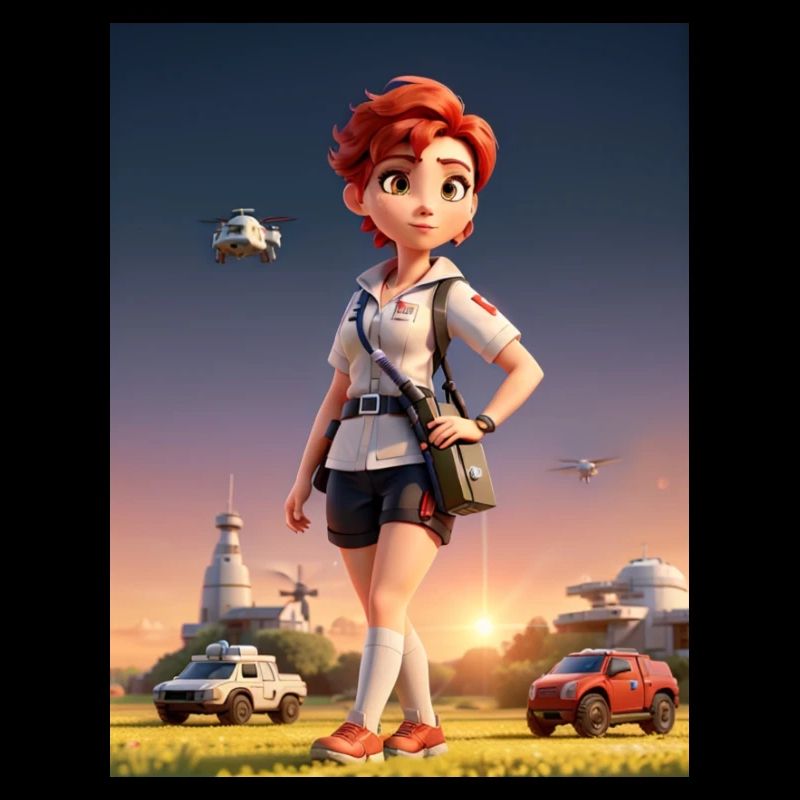 Infirmière d’animation adaptée aux enfants