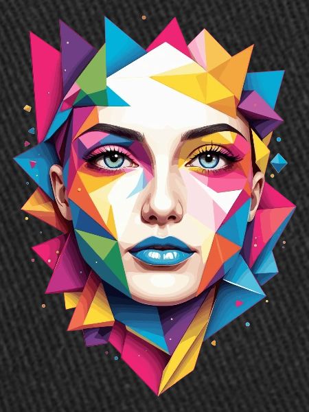 Art du visage moderne