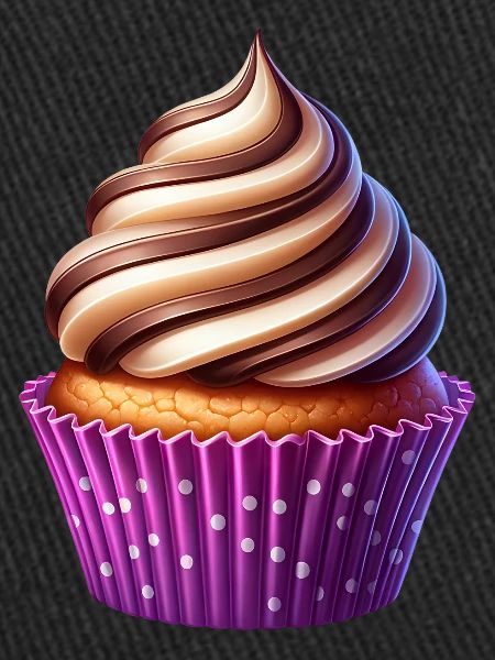 Vanilla and Chocolate Cupcake