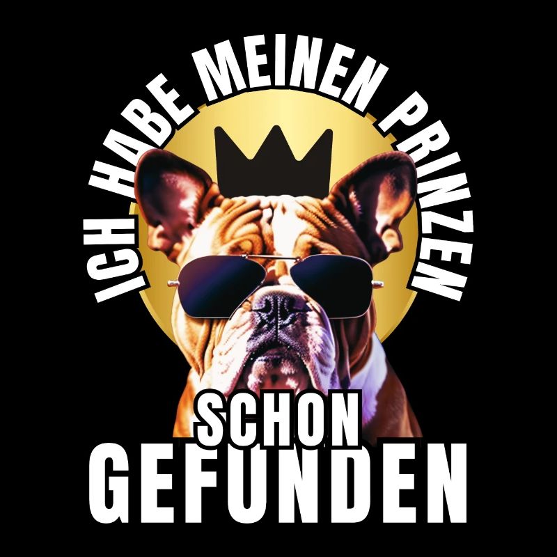 PRINCES FOUND - BULLDOG chien CHIENS