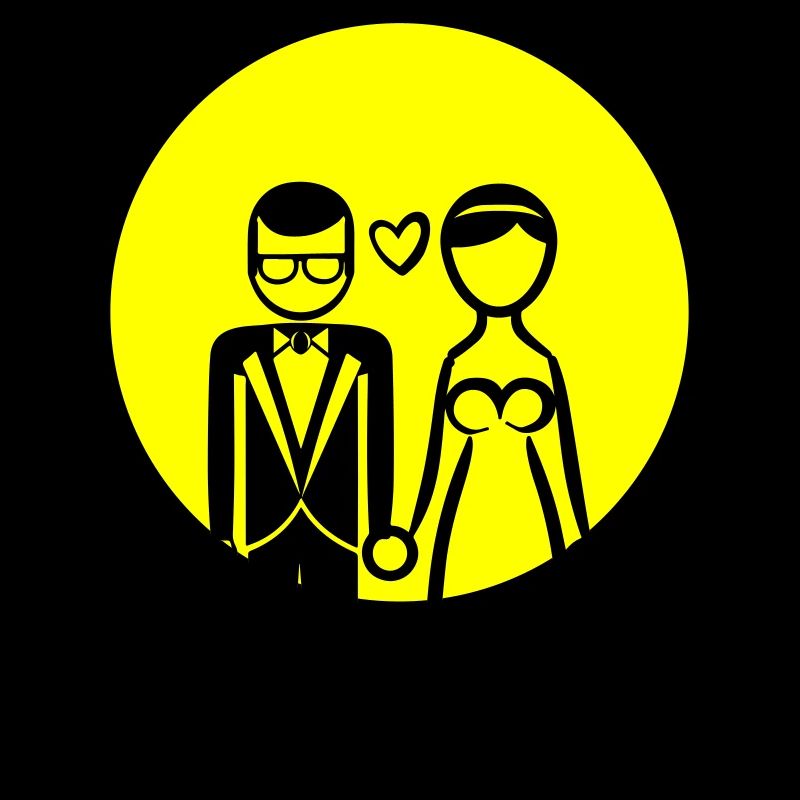 Hochzeitspaar Ehepaar Braut Bräutigam