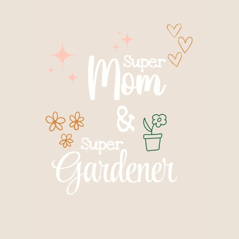 Beste Super Mama Gärtner Mama Muttertag Geschenk