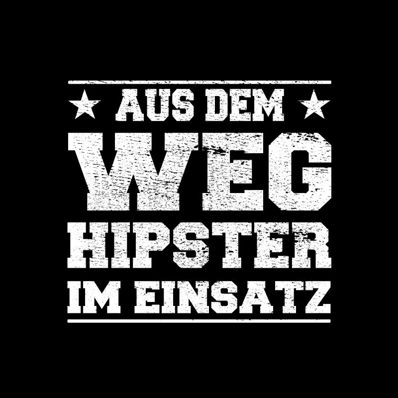 Hipster à l’écart dans le design d’action