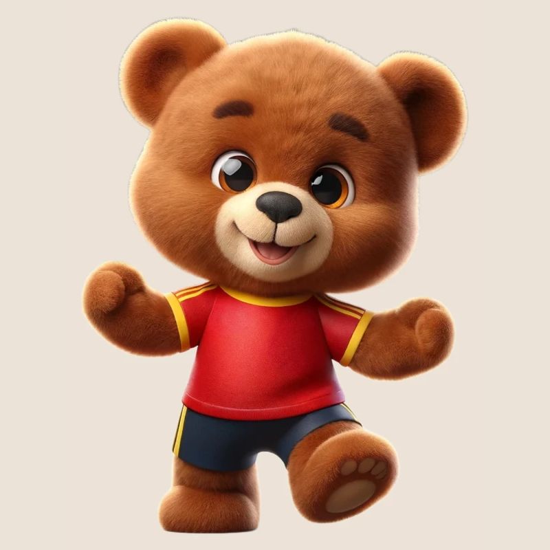 Teddy Tom feiert Spanien