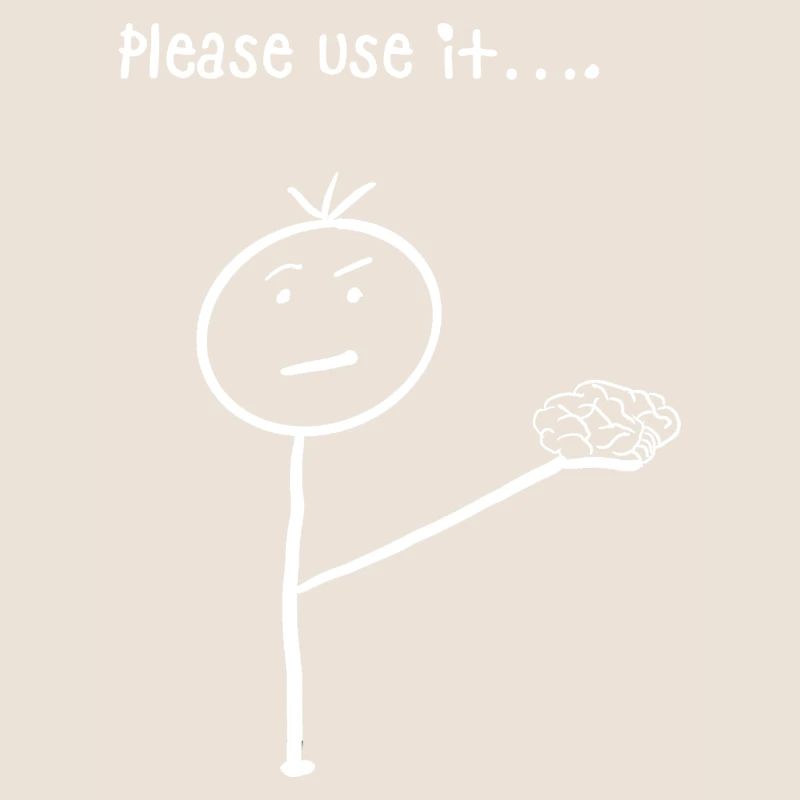 Please use it… (white)