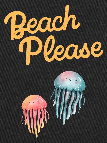 beach please jellyfish