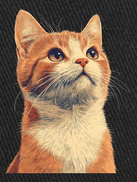 Chat roux mignon