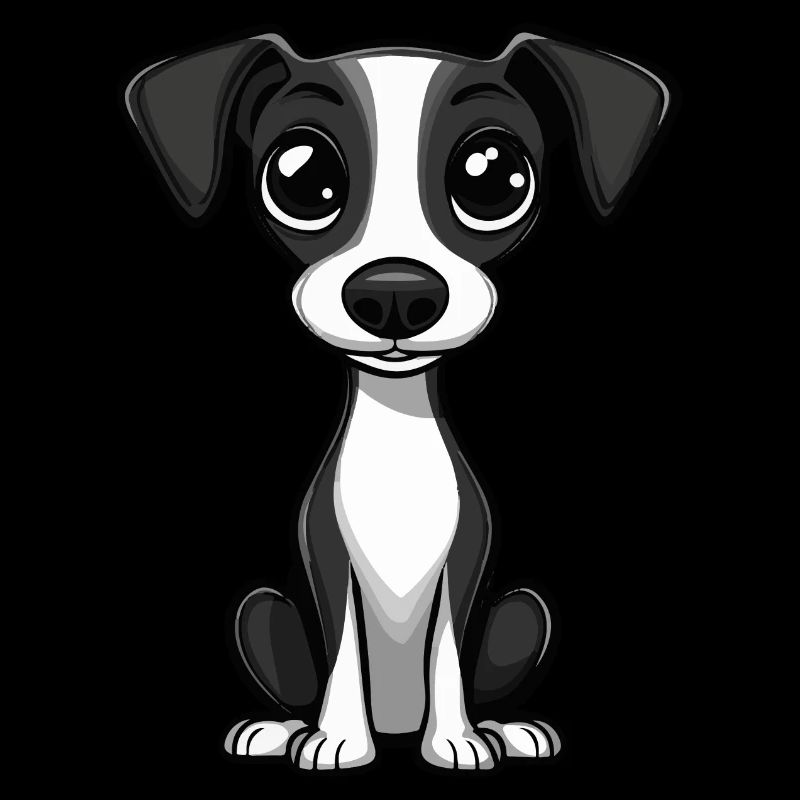 Whippet Chien Comique Bébé