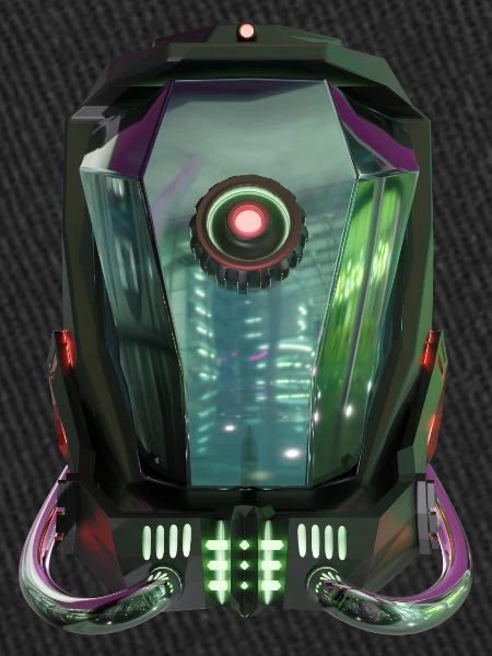 Futuristic Robotic Helmet