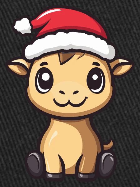 Chameau Noël mignon