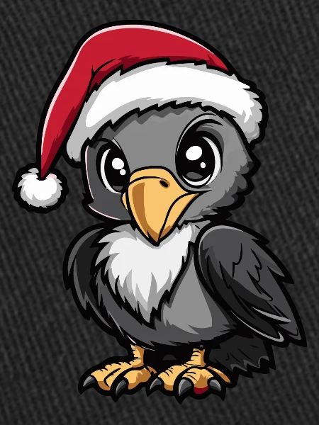 Harpie oiseau Noël mignon