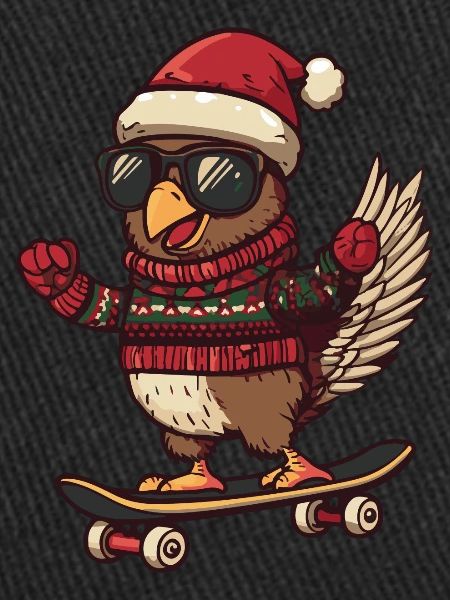 Dinde Noël drôle